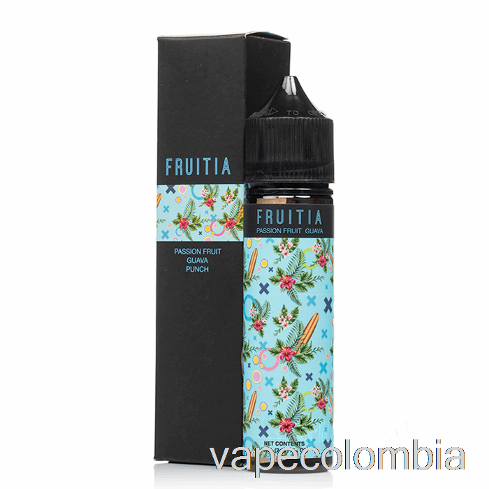 Vape Kit Completo Ponche De Guayaba Y Maracuyá - Fruitia - 60ml 0mg